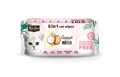 KitCat 5-in-1 Wipes 80 Wipes Coconut