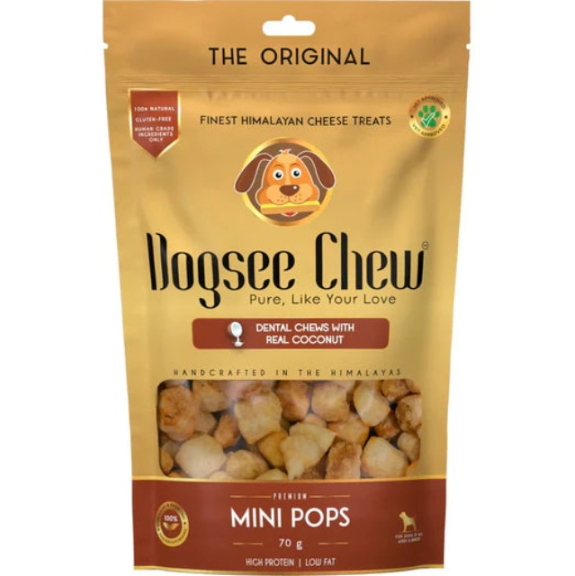 Dogsee Chew Mini Pops Himalayan Cheese Dog Treats 70g (3 Flavours)