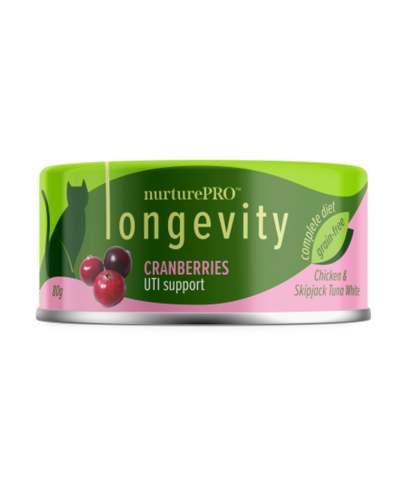 Nurture Pro Longevity Chicken And Skipjack Tuna White Meat 80g X24