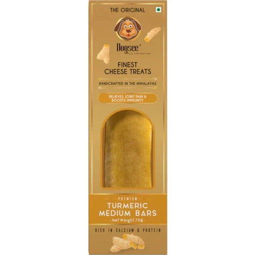 Dogsee Himalayan Cheese Turmeric Medium Bar Grain-Free Dog Treat 70g