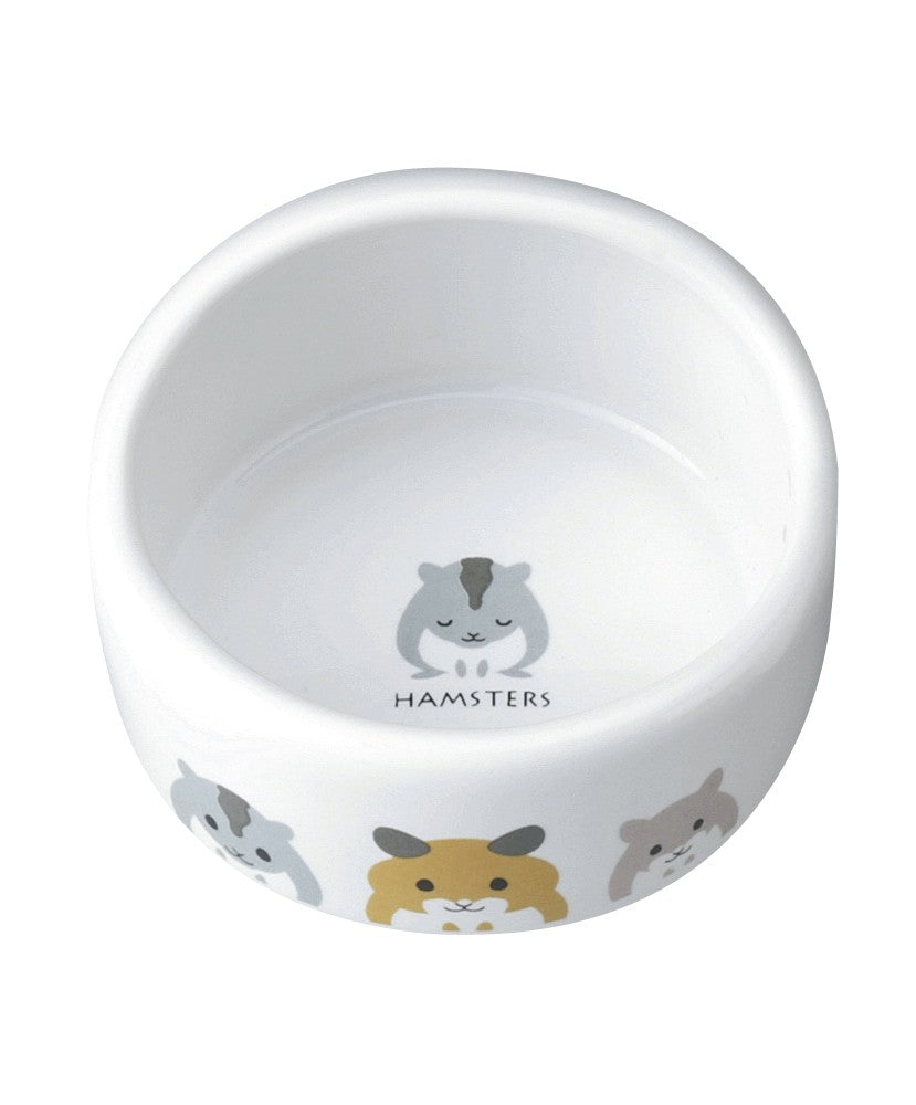 Marukan Porcelain Hamster Bowl with Hood