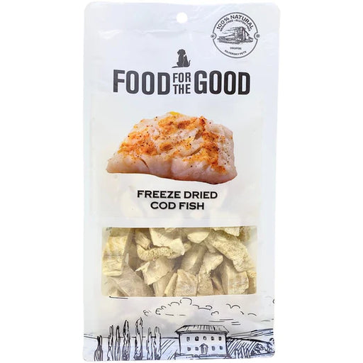 Food For The Good Cod Fish Grain-Free Freeze-Dried Treats For Cats & Dogs 50g