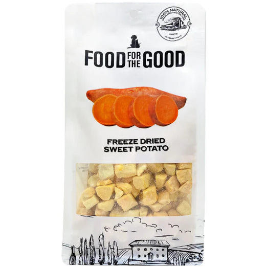 Food For The Good Orange Sweet Potato Freeze-Dried Treats For Cats & Dogs 100g
