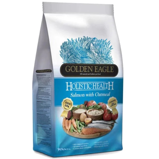 Golden Eagle Holistic Health Salmon With Oatmeal Dry Dog Food (2 Sizes)