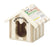 Marukan Wooden Cookie Hamster House