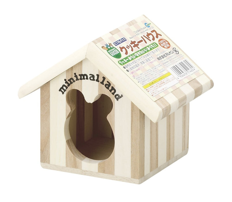 Marukan Wooden Cookie Hamster House