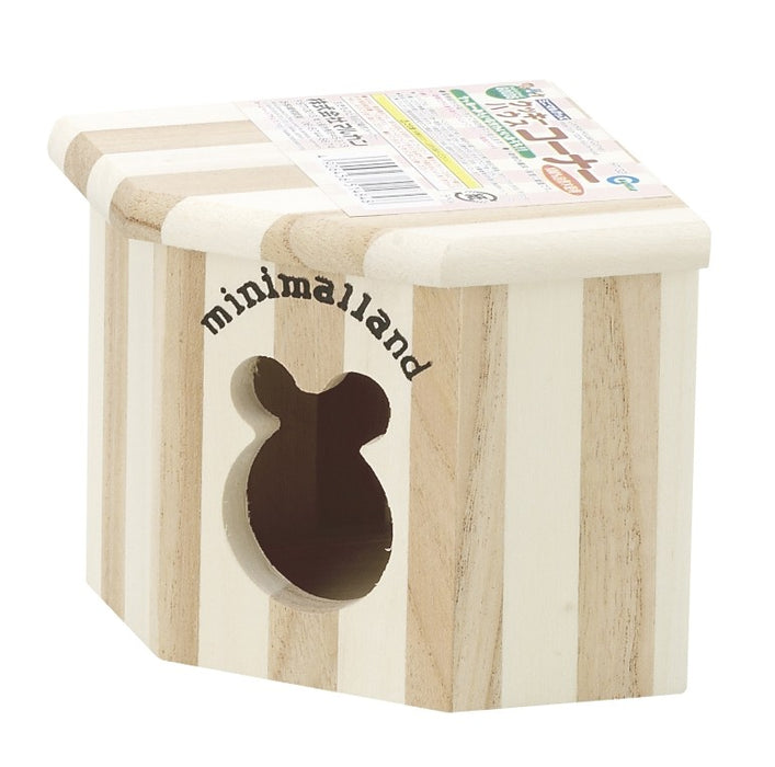 Marukan Wooden Cookie Corner Hamster House