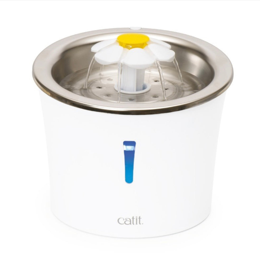 Catit® Catit Flower Fountain Stainless Steel with LED Indicator 3L