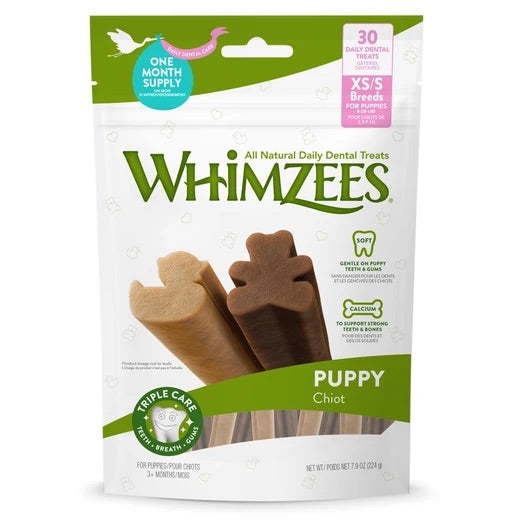 Whimzees Puppy Grain-free Dental Dog Treats (XS/S) 224g