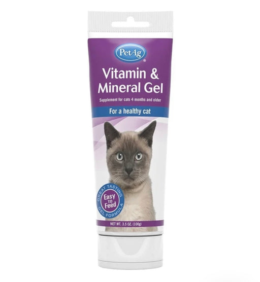 PetAg Vitamin & Mineral Gel Cat Supplement 3.5oz