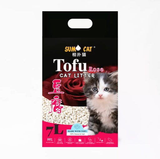 Sumo Cat® ROSE Tofu Cat Litter 7L X6
