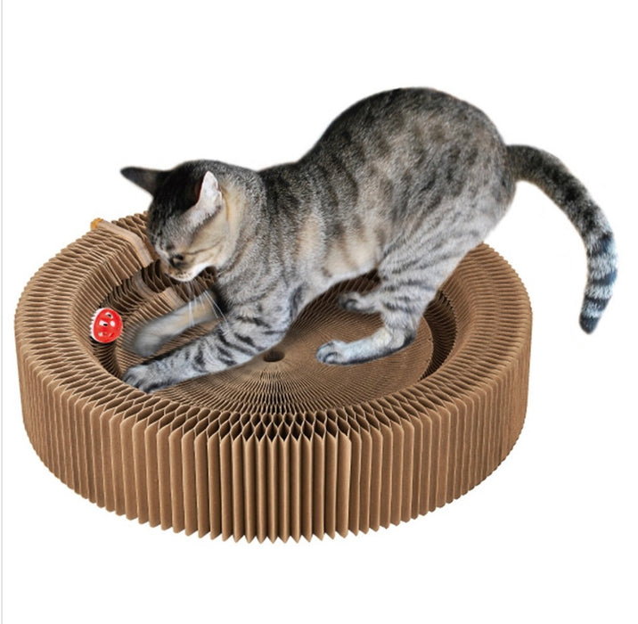 Marukan Collapsible Cat Scratcher Bed