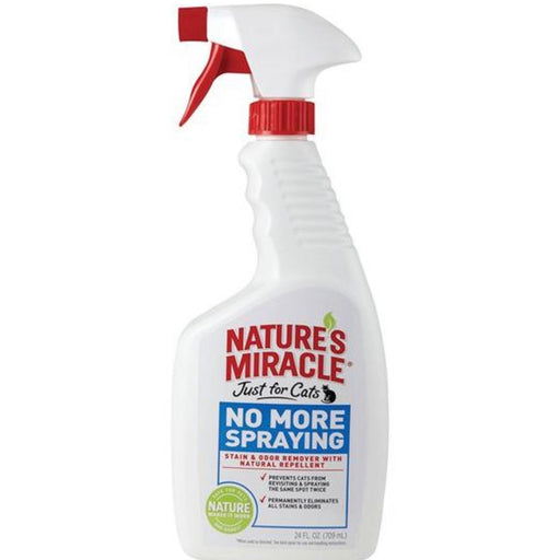 Nature’s Miracle Just For Cats No More Spraying Stain & Odor Remover with Natural Repellent Spray 24oz