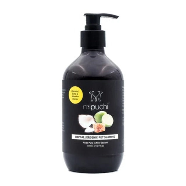 Mipuchi Coconut, Lim & Manuka Honey Hypo-Allergenic Shampoo 500ml [Cats & Dogs]