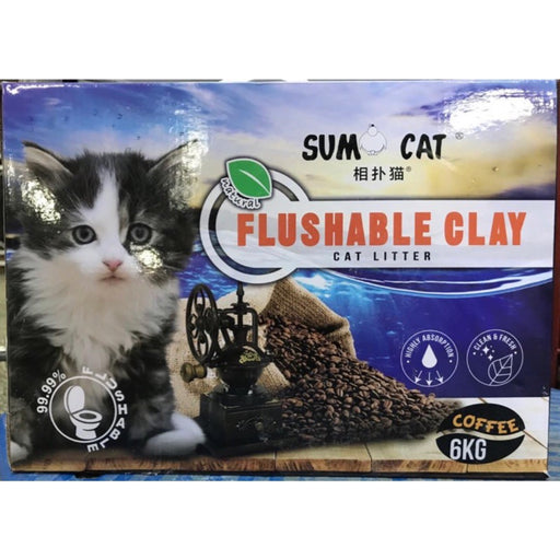 Sumo Cat® - Flushable Cat Litter 6kg X3 (Coffee)