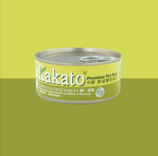 Kakato® Chicken & Vegetables Cat & Dog Wet Food 170g X48