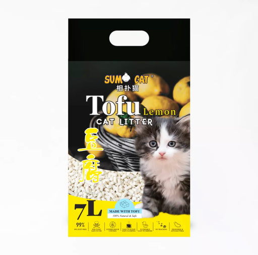 Sumo Cat Tofu LEMON Cat Litter 7L X6