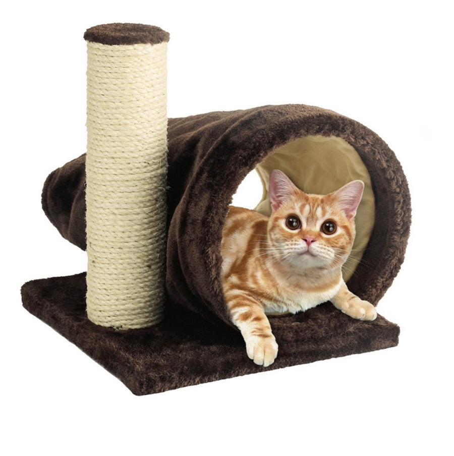 Marukan Cat Scratcher Brisky Tunnel