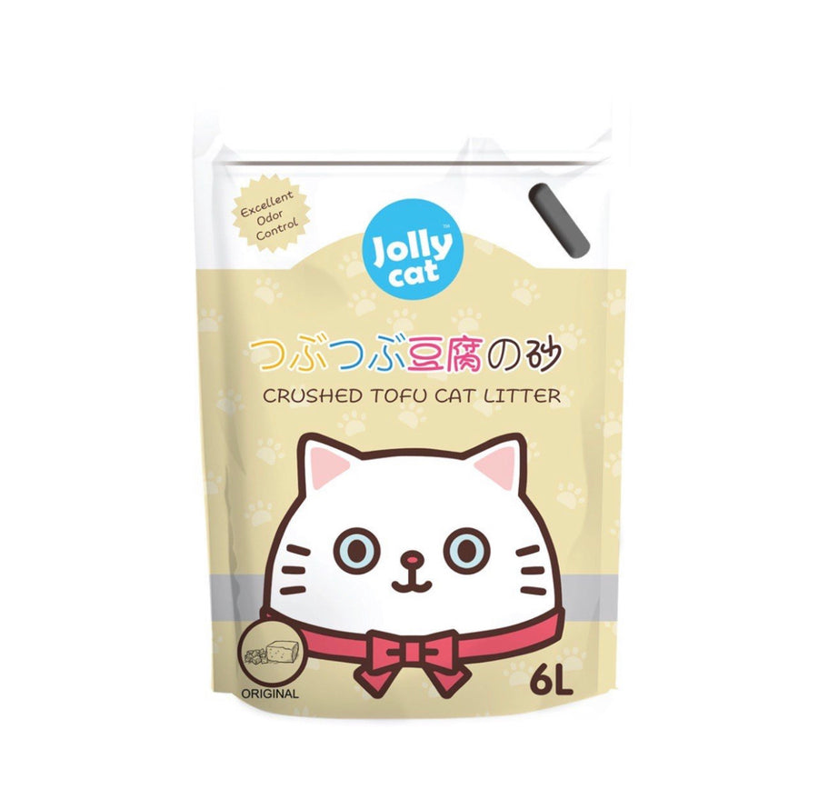 JollyCat Crushed Tofu ORIGINAL Litter 6L