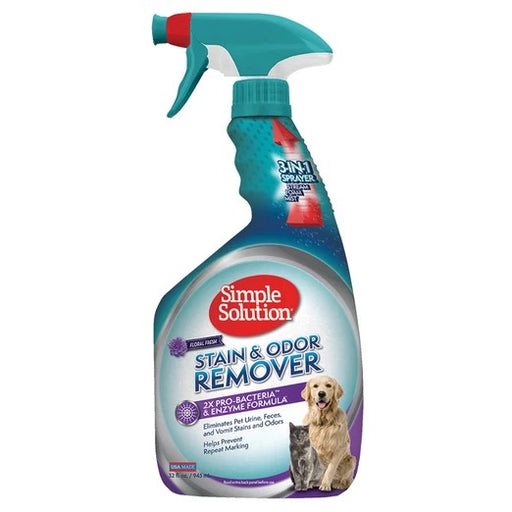 Simple Solution Floral Fresh Stain & Odor Remover Spray [Cats & Dogs] 945ml