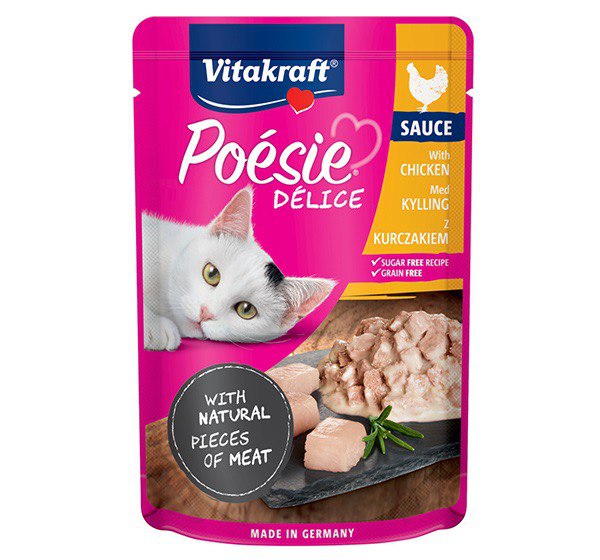 Vitakraft Poesie Delice Chicken in SAUCE 85G X69