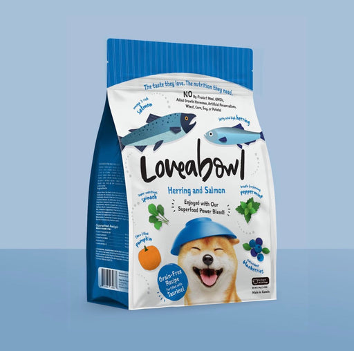 Loveabowl Herring and Salmon Dog Dry Food (2 Sizes)