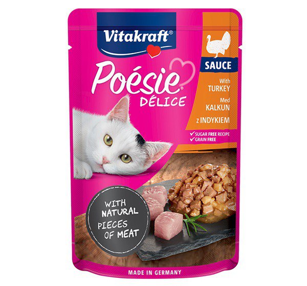 Vitakraft Poesie Delice Turkey in SAUCE 85G X69