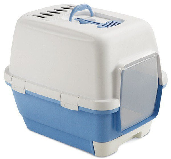Stefanplast Cathy Clever & Smart Cat Litter Box Blue