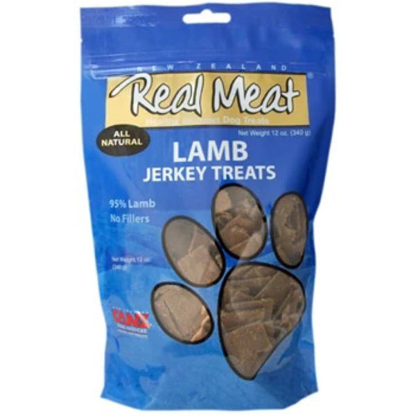 Real Meat Lamb Jerky Grain Free Dog Treat 4oz