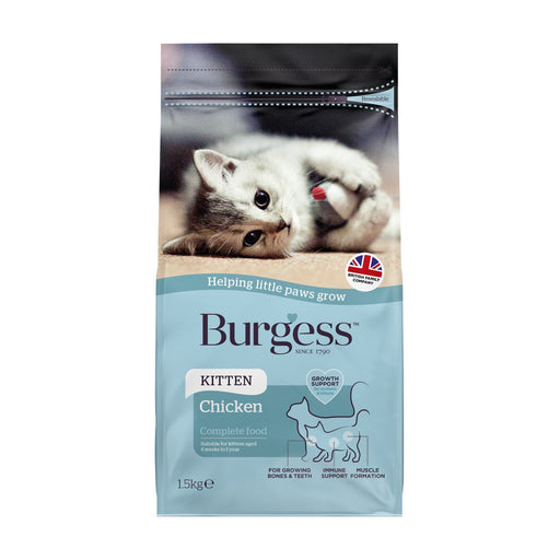 Burgess British Chicken Kitten Complete 1.5kg