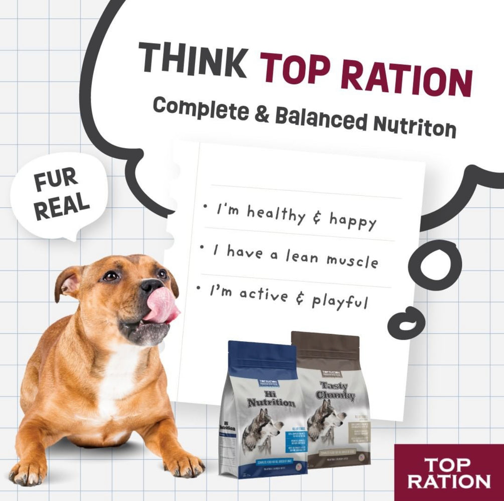 Top Ration Dry Dog Food 300g