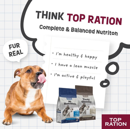 Top Ration Dry Dog Food 300g