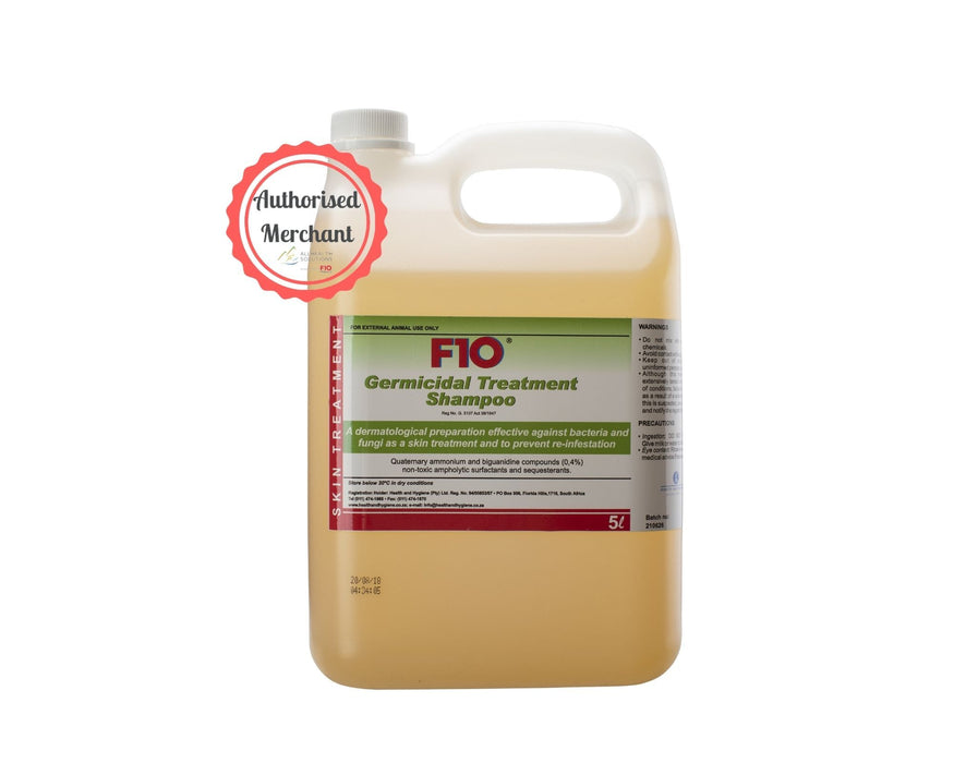 F10 Germicidal Treatment Shampoo for All Animals 5L