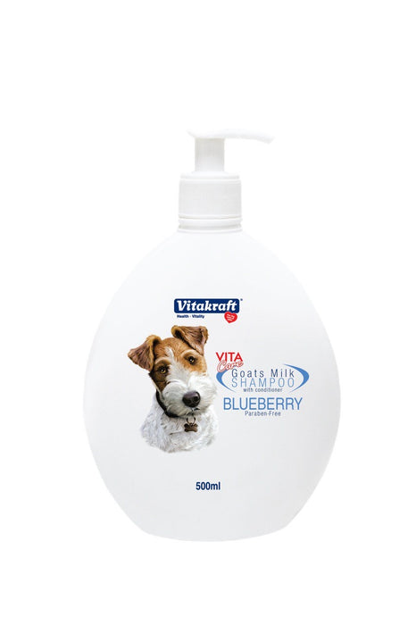 Vitakraft 2 in 1 Goat's Milk Shampoo Blueberry (2 Sizes) | BUY 1 GET 1 FREE