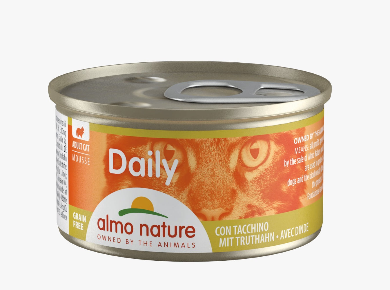 Almo Nature Cat Daily Mousse Turkey Wet Food 85g X24