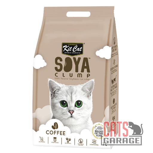KitCat Soya Clump Coffee Cat Litter 7L