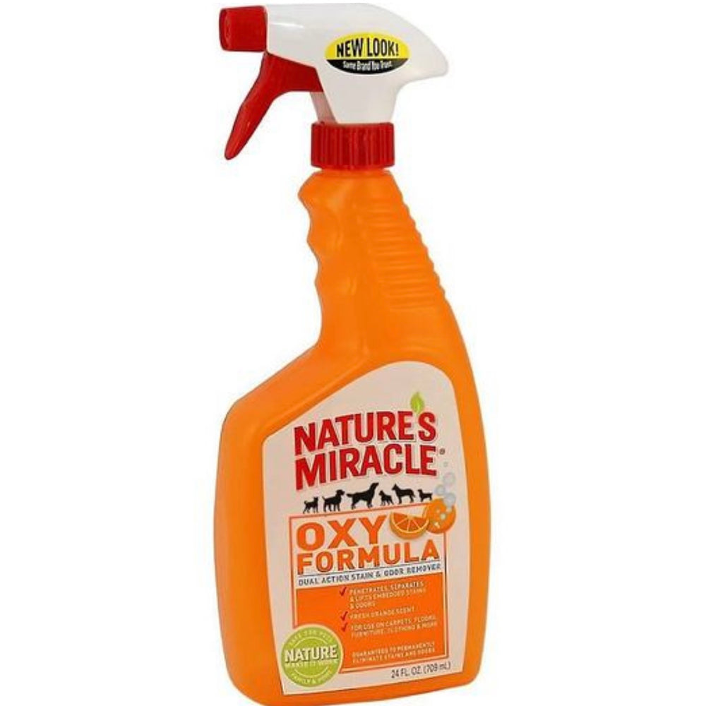 Nature’s Miracle Dual-Action Oxy Orange Formula Stain & Odor Remover Spray 24oz
