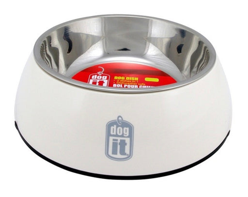 Dogit® 2-in-1 Dog Dish White (3 Sizes)