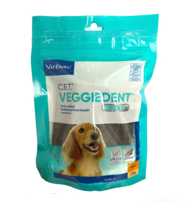 Virbac CET Veggiedent Dental Dog Chews 224g