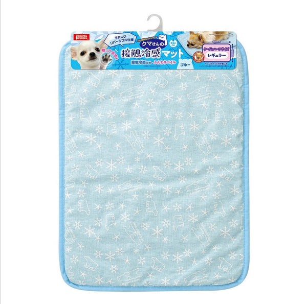 Marukan Regular Size Cool Touch Summer Mat Light Blue