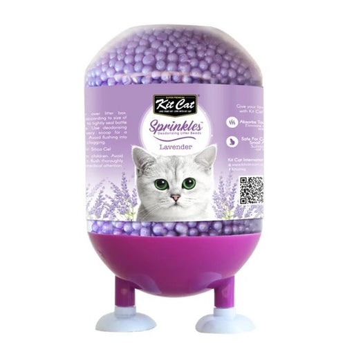 KitCat Sprinkles Deodorising Cat Litter Beads Lavender 240g