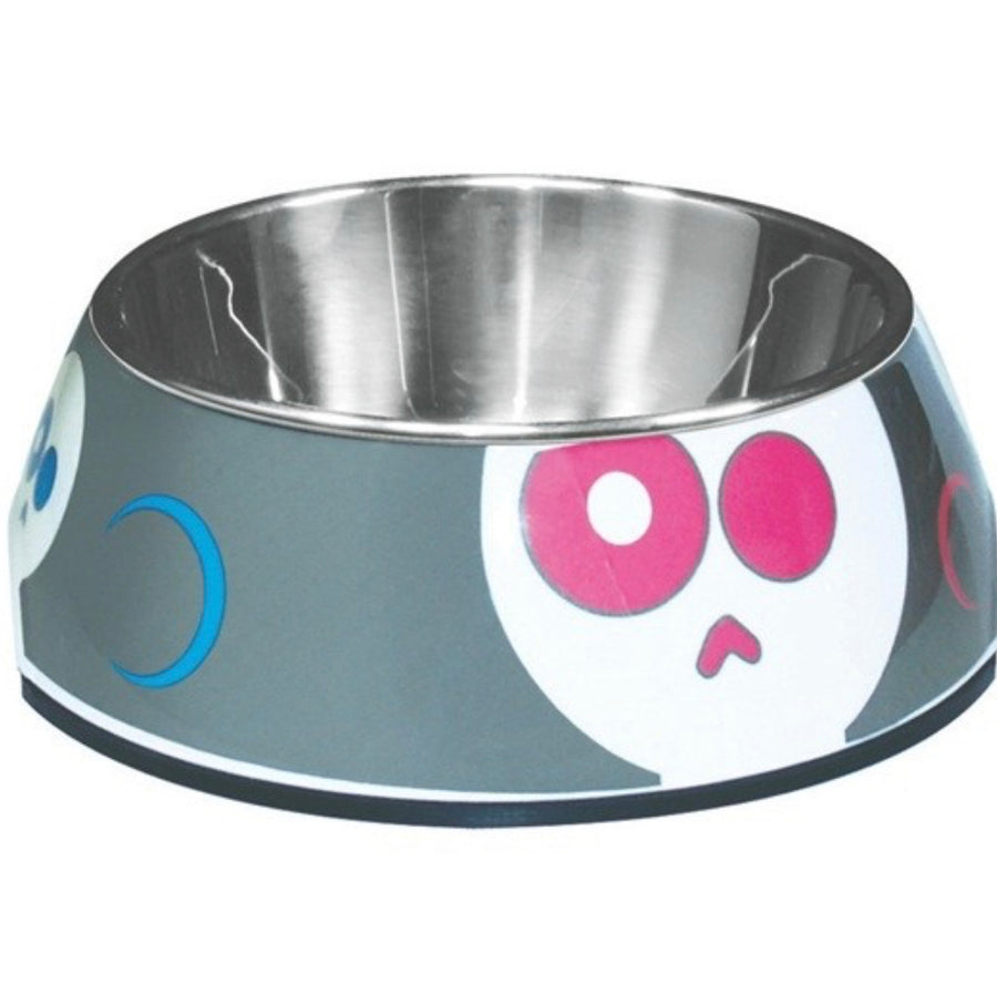 Dogit® Style 2-in-1 Dog Dish Electric Skulls Extra Small