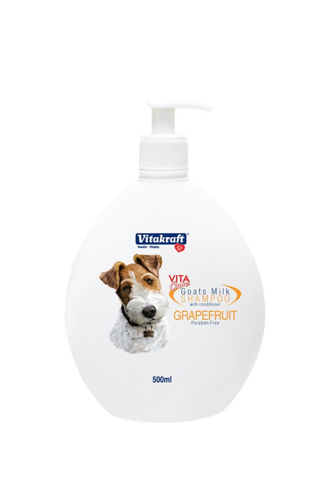 Vitakraft 2 in 1 Goat's Milk Shampoo Grapefruit (3 Sizes) | BUY 1 GET 1 FREE