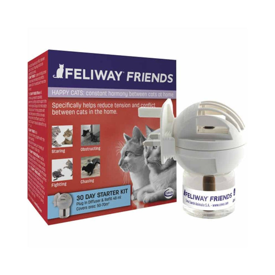 Feliway Friends 30 Day Starter Kit Plug-In Diffuser & Refill 48ml