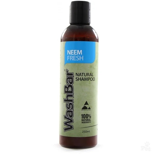 WashBar 100% Neem Fresh Natural Shampoo for Dogs 250ml