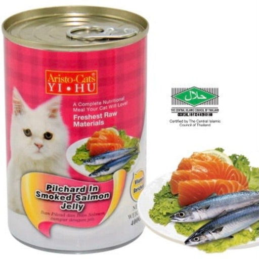 Aristo Cats Pilchard in Smoked Salmon Jelly 400g X24