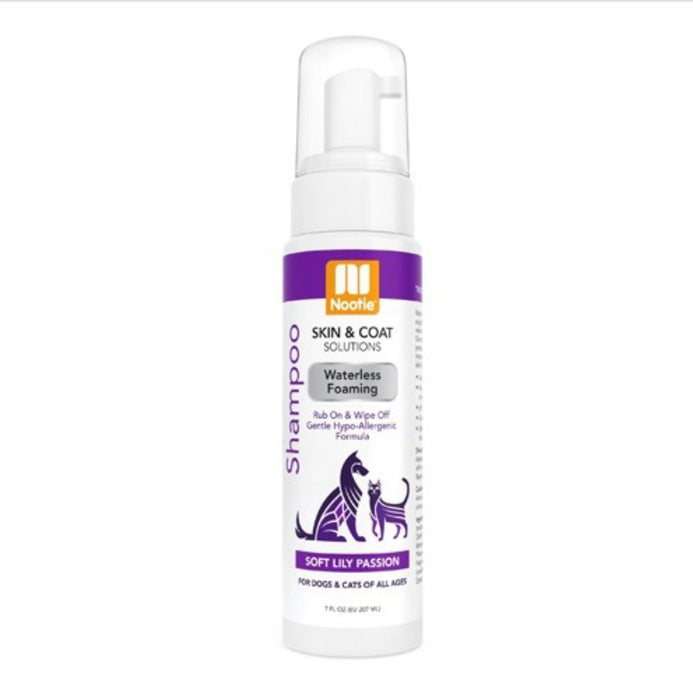 Nootie™ Waterless Hypoallergenic Foaming Shampoo Soft Lily Passion for 7oz  [Dogs & Cats]