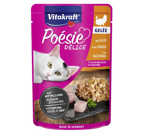 Vitakraft Poesie Delice Turkey in JELLY 85G X69