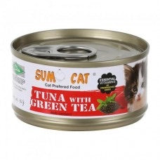 Sumo Cat Tuna with Green Tea Jelly 80g X24