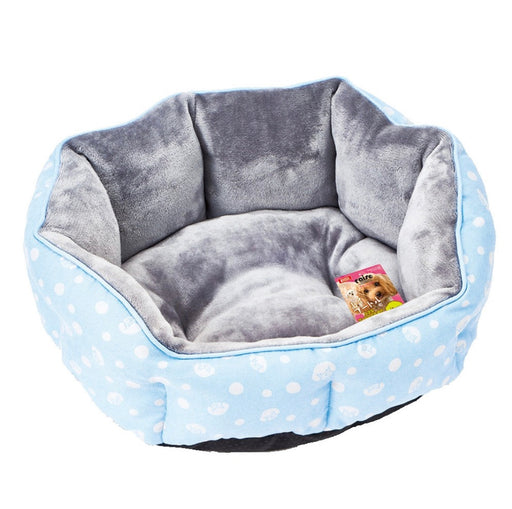 Marukan Exclusive Size Round Bed - Blue